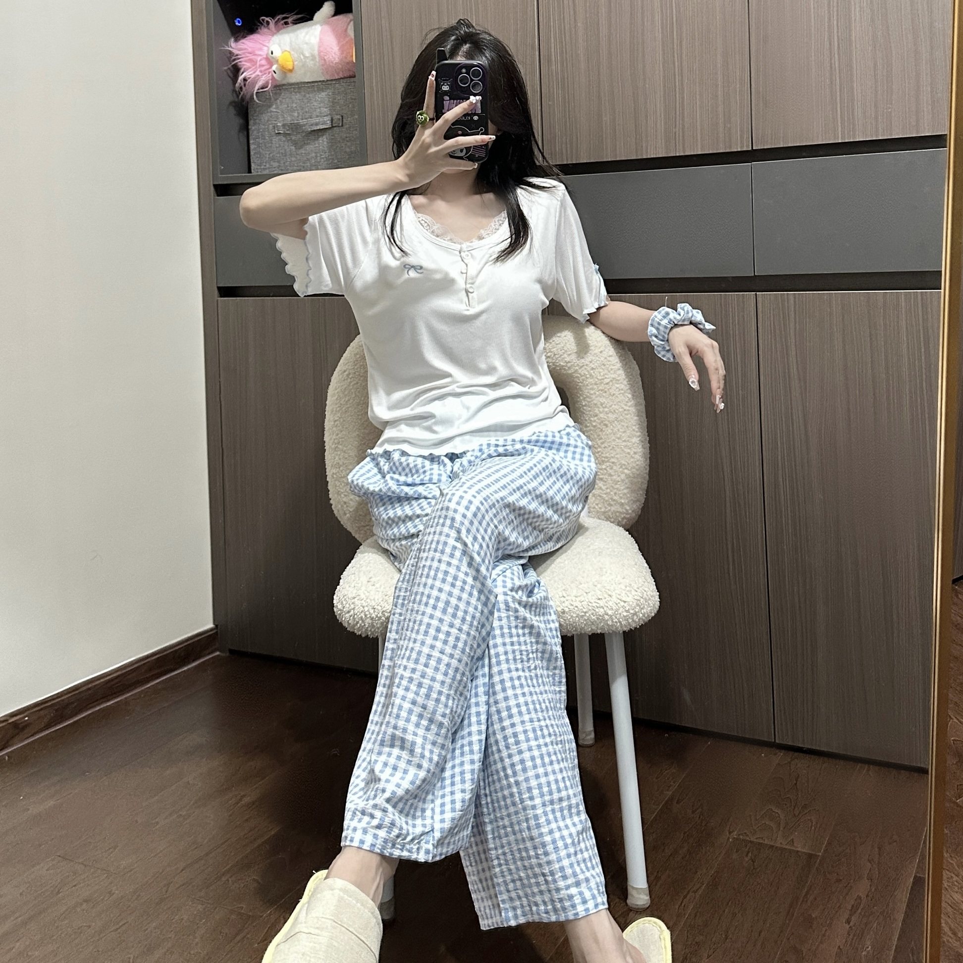 三件套睡衣女款春夏季2025新款