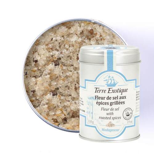 【欧厨】terre exotique fleur de sel aux grillees烧烤盐 110g
