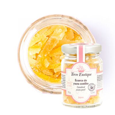 【欧厨】terre exotique ecorce de yuzu confite柚子皮 35g