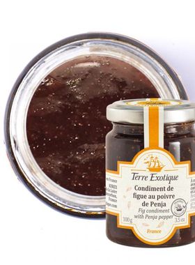 【欧厨】terre exotique condiment de figue au poivre de penja