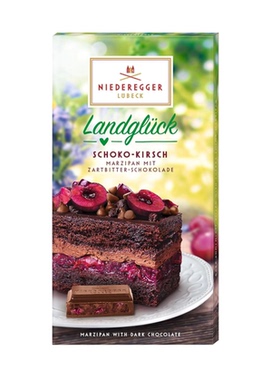 【欧厨】niederegger lubecker 杏仁糖巧克力樱桃黑森林蛋糕 110g