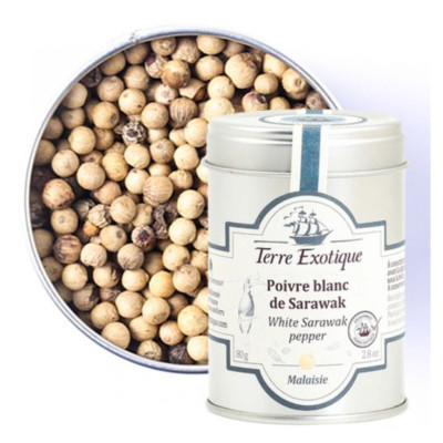 【欧厨】 terre exotique poivre blanc de sarawak白胡椒 80g