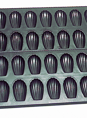【欧厨】matfer法国进口不粘涂层玛德琳贝壳蛋糕模具40枚40x60cm