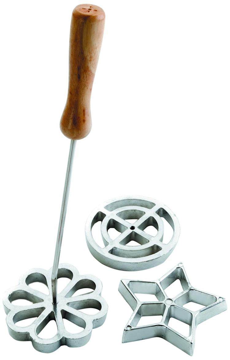 【欧厨】㊣Ibili西班牙进口蜂窝饼干花朵星星模具3个装