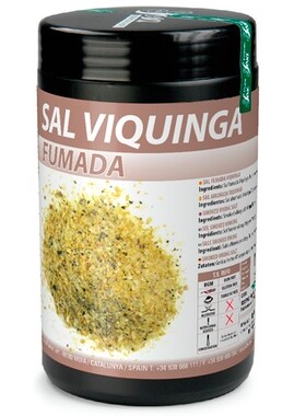 【欧厨】SOSA西班牙进口丹麦多种木材熏制烟熏黄色海盐盐粒1kg