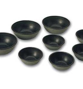 【欧厨】法国matfer进口马口铁不粘涂层蛋挞模savarin烤模25枚装