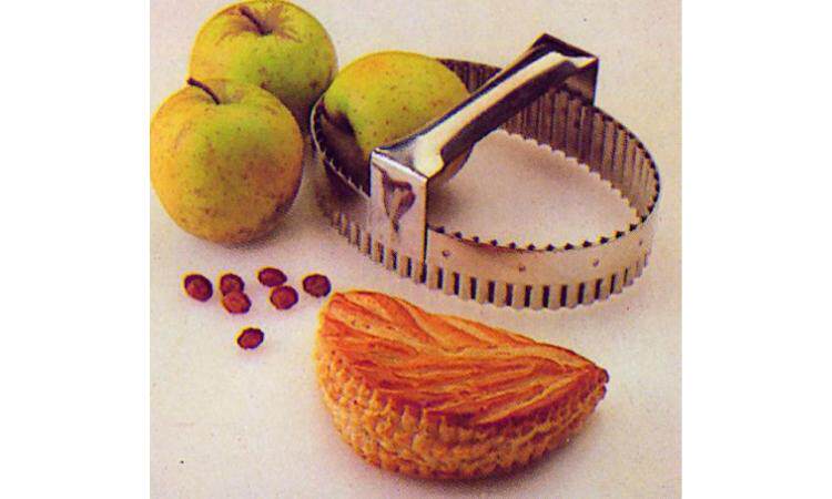 【欧厨】matfer法国苹果派波浪派皮千层苹果修颂切模具蓝带用17cm