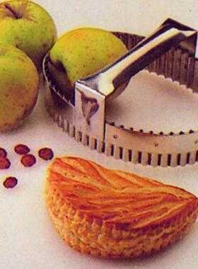 【欧厨】matfer法国苹果派波浪派皮千层苹果修颂切模具蓝带用17CM