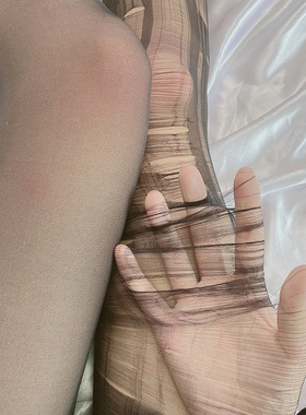 小怪兽：手撕袜！3双包邮开裆超薄连裤袜白丝袜紫色灰色丝袜开裆