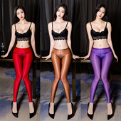 ootd裤 高弹瑜伽裤 里丝恋足控 油亮丝袜透视性感大码 蜜桃臀 九分裤