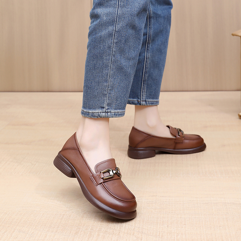 女士四季单皮鞋