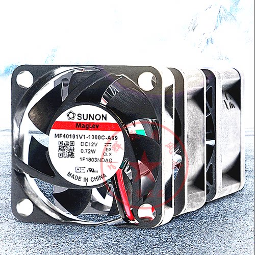全新建准/SUNON 12V 4010 4020 4028  4CM电源磁悬浮静音散热风扇