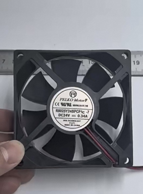 派尔可 PELKO MOTORS 24V 0.34A R8025Y24BPCP1c-7 8CM大风量散热