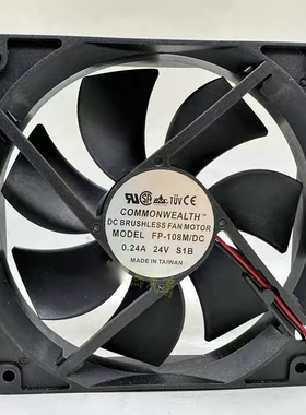 FP-108M/DC 0.24A 24V S1B  12025 120*25MM变频器散热风扇12cm