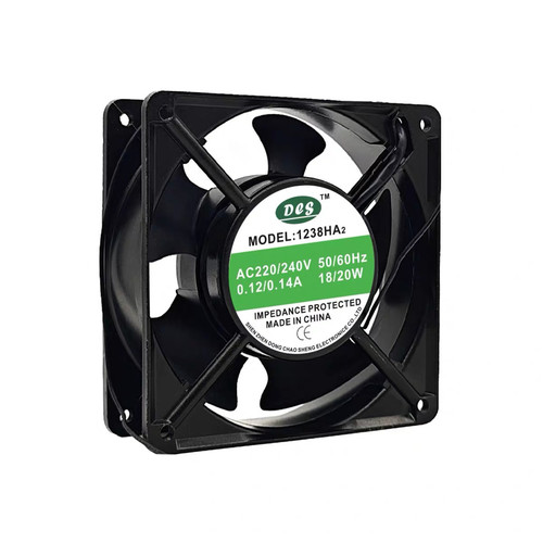 东超胜 1238HA2 AC220/240V 12cm/厘米 12038机柜充电桩散热风扇