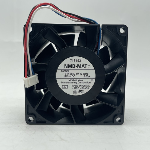 NMB全新正品3115RL-04W-B96 12V 3A 8CM4线PWM服务器散热风扇8038