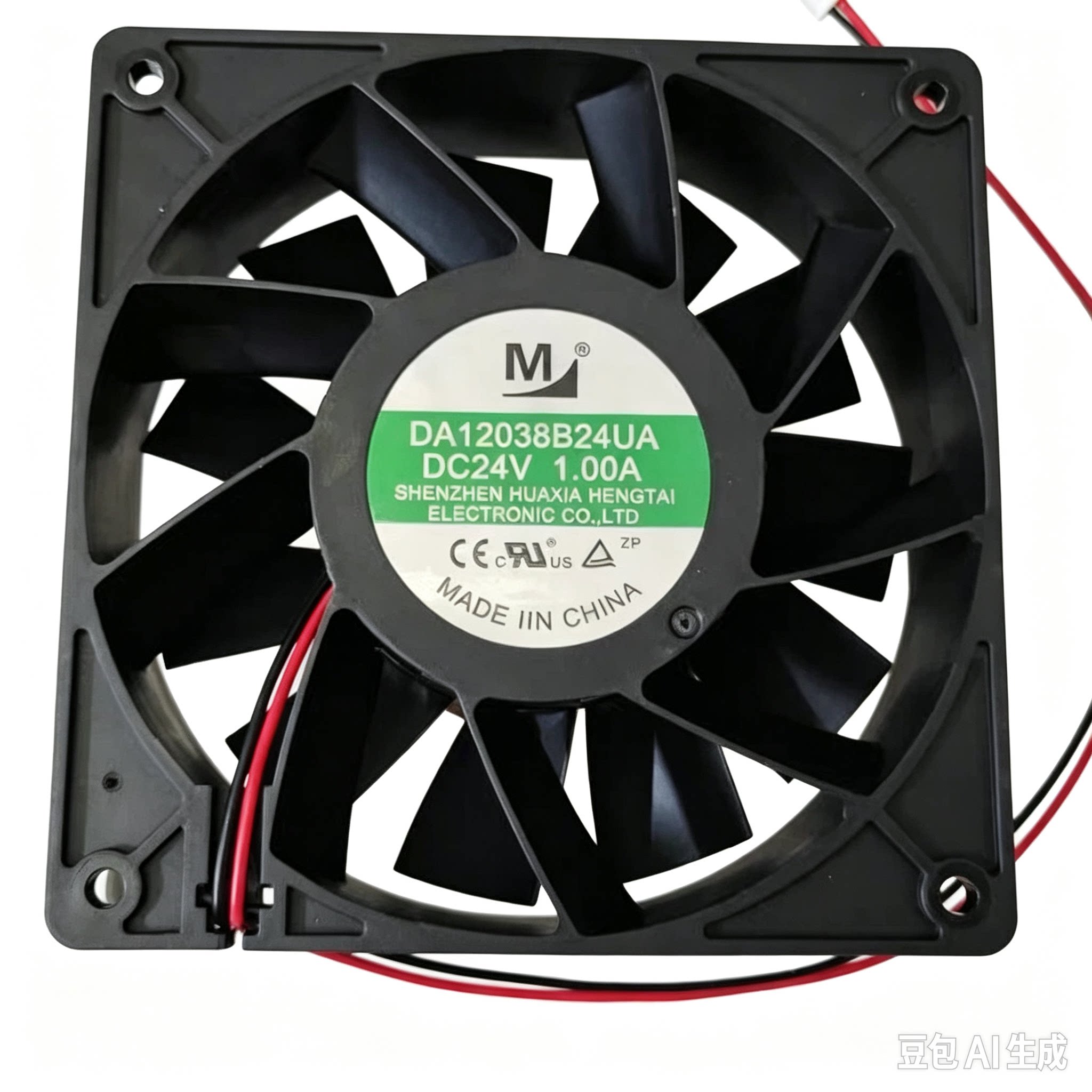 全新DA12038B24UA DC24V 1.00A 120*120*38 空压机变频器散热风扇
