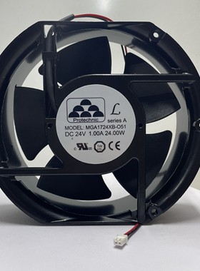 台湾Protechnic永立MGA1724XB-O51 24V 1.00A17cm变频器风扇17251