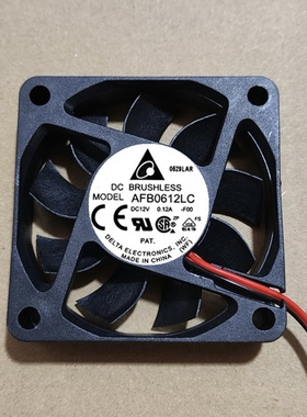 AFB0612LC-F00 3线RD/FG 12V 0.12A 6013 Delta/台达原装风扇风机