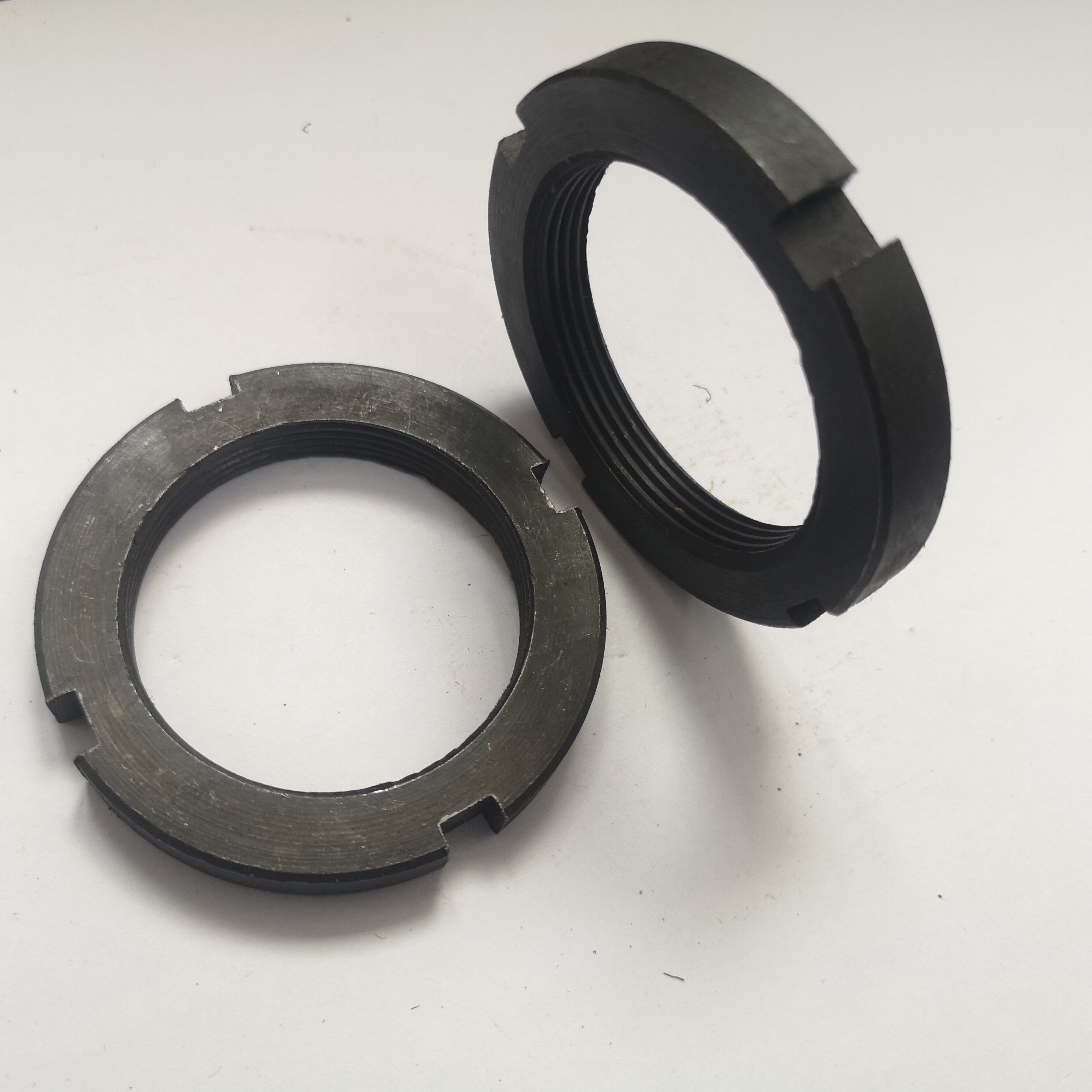 8级高强度国标碳钢圆螺母锁紧