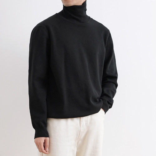 纯色高领毛衣宽松内搭单穿