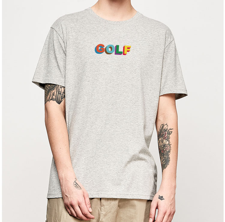 GOLFT恤嘻哈饶舌男女短袖