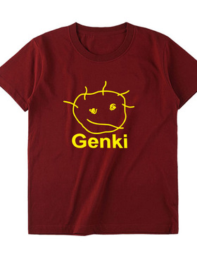 赛车游戏genki racing game l涂鸦汽车改装美容男女夏装短袖t恤