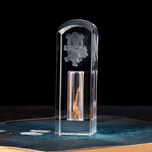 婴儿头发做纪念品胎毛印章