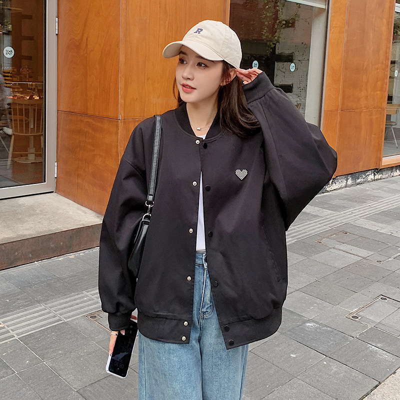 现货 秋装新款 贴标棒球服小外套 221-P145 K198图片