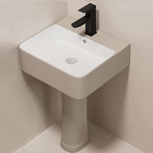 大立柱盆陶瓷洗脸盆方形大容量