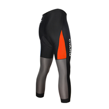 CYARO透气七分裤骑行裤男士自行车硅胶坐垫单车裤速干春夏蓝色红