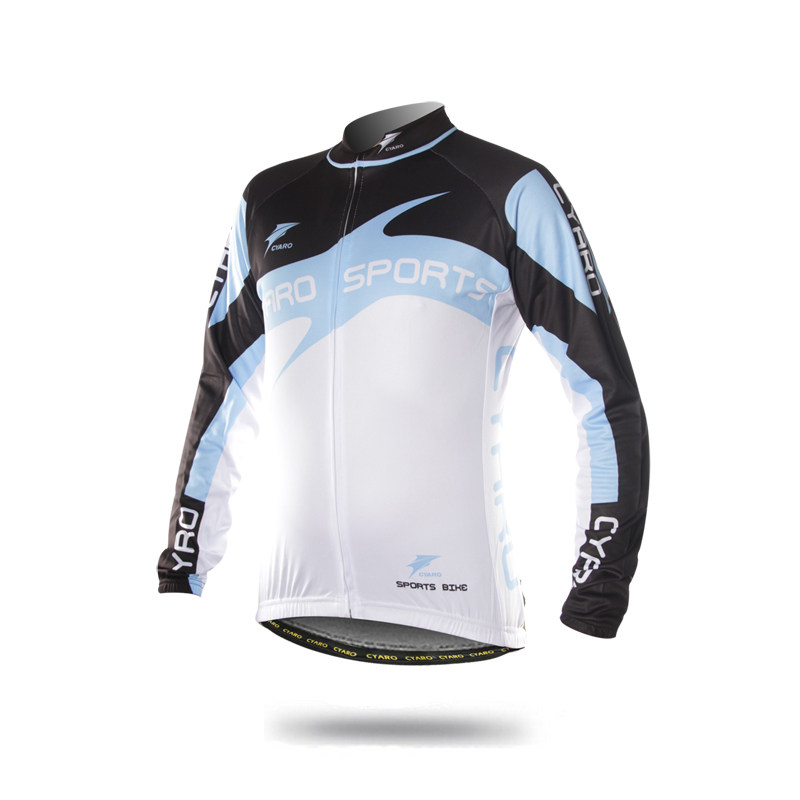 CYARO刀锋骑行服骑行长袖上衣男春夏季自行车服单车服大码红色蓝