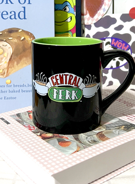 外贸原单美国情景喜剧老友记central perk中央公园陶瓷水杯咖啡杯