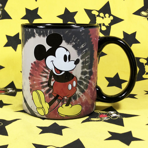 可爱卡通米奇妙妙屋MICKY米老鼠大容量遇热变色陶瓷咖啡水杯礼物