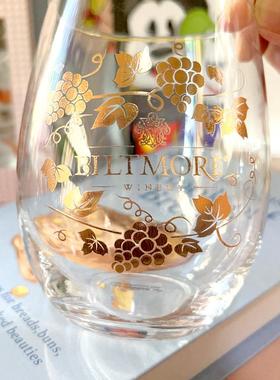 外贸原单英国Biltmore威士忌酒杯水杯玻璃杯红酒杯葡萄庄园周边