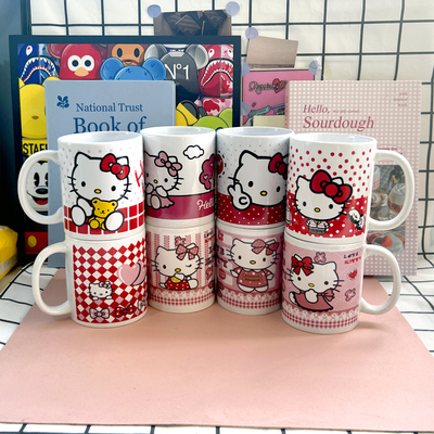 可爱Hellokitty陶瓷卡通水杯