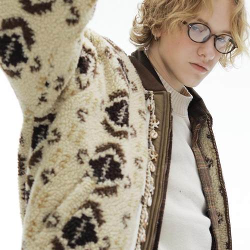 【现货5折】KAPITAL JAPA平田夹克棉服外套春秋冬男女款摇粒绒厚