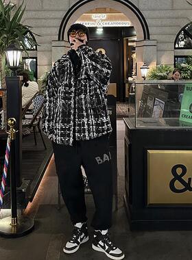 【品牌5折】KAPITAL JAPA平田羽绒服秋冬款千鸟格厚保暖休闲棉服