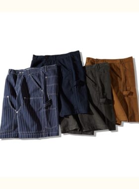 【品牌5折】KAPITAL FOG平田短裤五分裤复古工装男女夏季宽松休闲