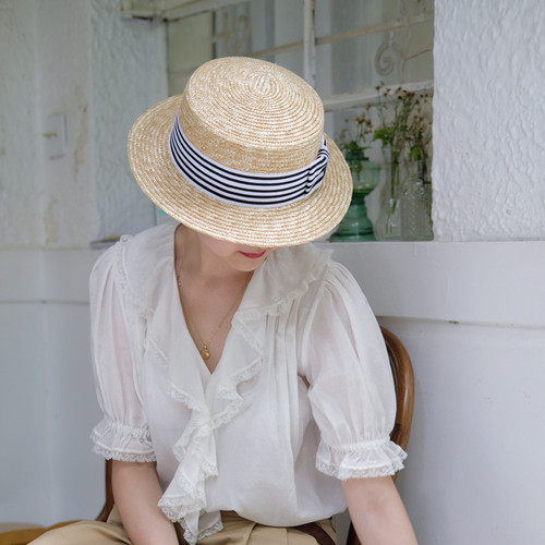 ca4la复古文艺经典遮阳帽草帽