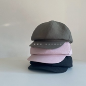 帽帽家 日系复古文艺报童帽透气亚麻帽子显脸小休闲鸭舌帽女春夏