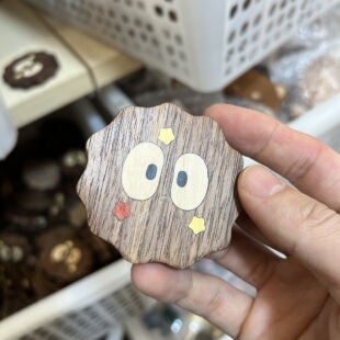 饰 木雕超多大合集不完美瑕疵可爱卡通木雕挂件手作冰箱贴丑萌小装