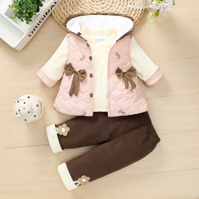 婴儿外出服冬装幼儿衣服加厚