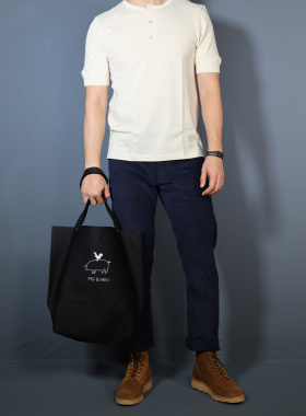 Pig and Hen 刺绣 帆布包 单肩包 手提袋 赤耳布 现货