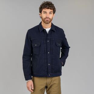 12oz蓝染刺子纯棉复古牛仔夹克6220 japan blue 日本制造pure