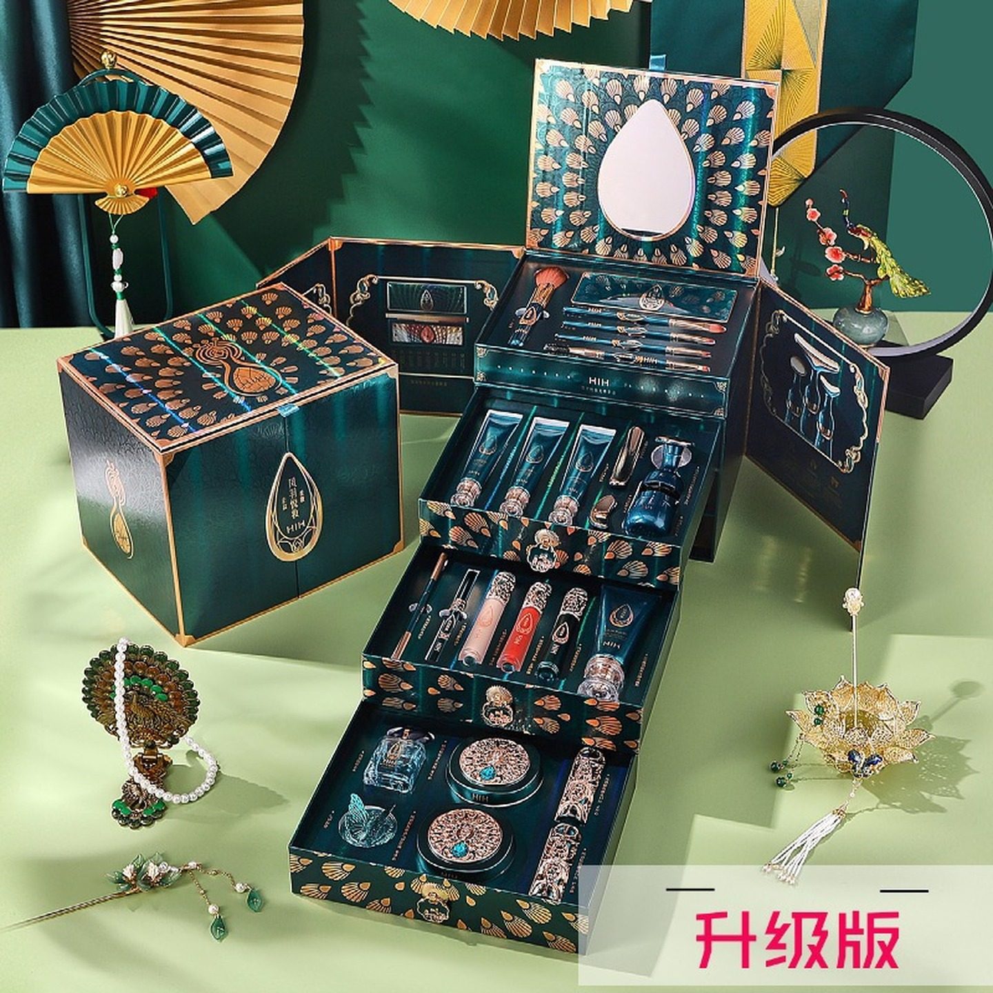 彩妆套装正品全套化妆品520情人节送女友生日礼盒复古国潮风