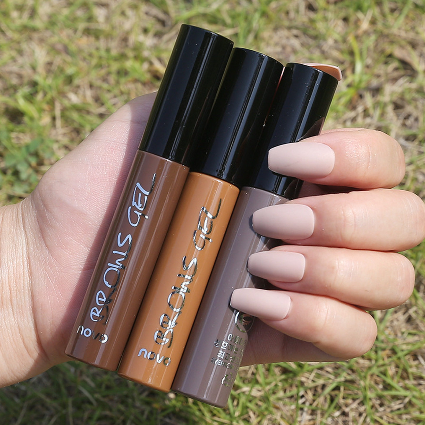 NOVO韩式半持久撕拉眉胶 眉笔持久染眉膏不易掉色不易晕染眉胶