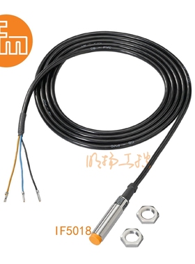 易福门接近传感器IF5018；4 mm 非齐平安装;300 Hz;常开;DC; PNP