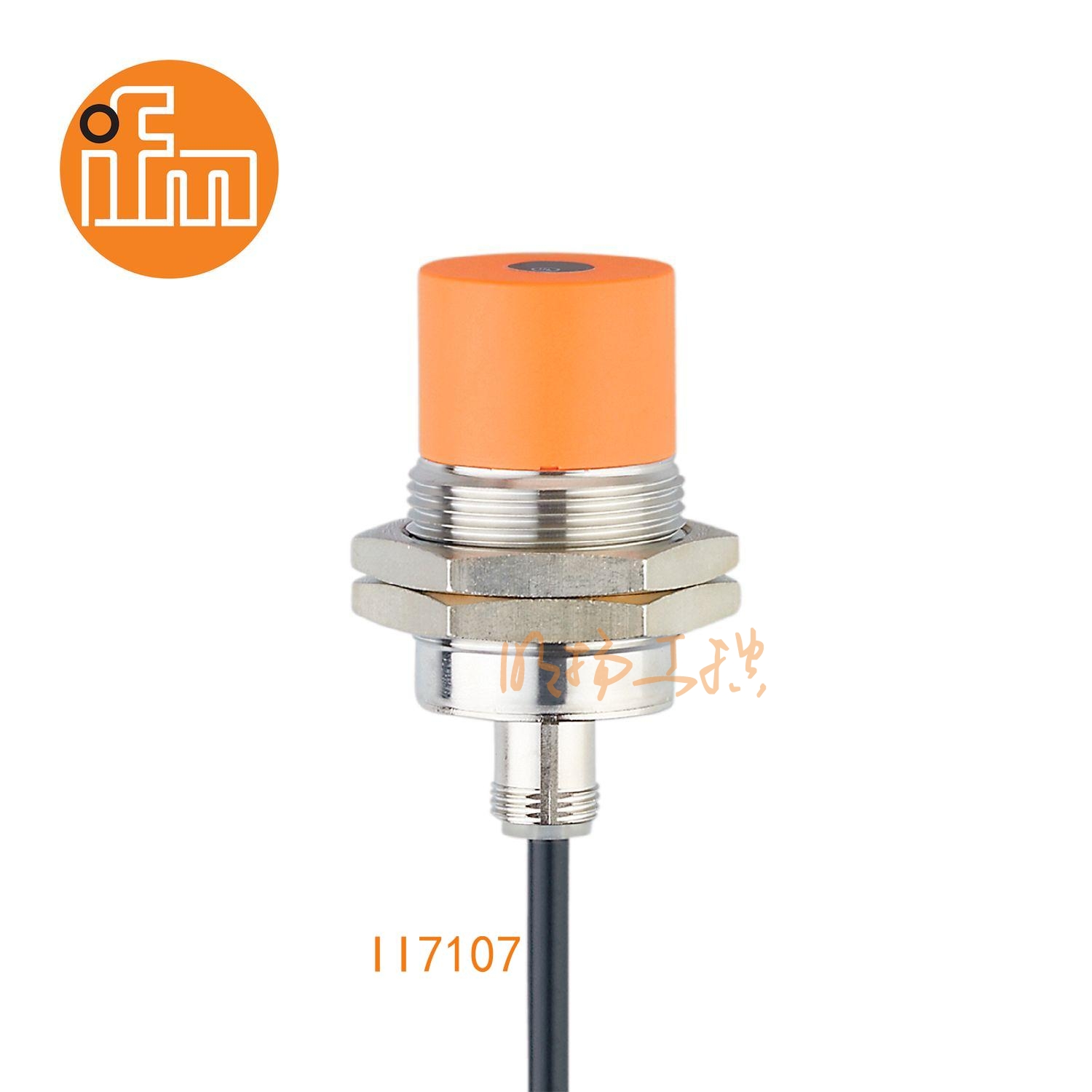易福门接近传感器II7107；15 mm 非齐平安装;200 Hz;常开;DC; NPN