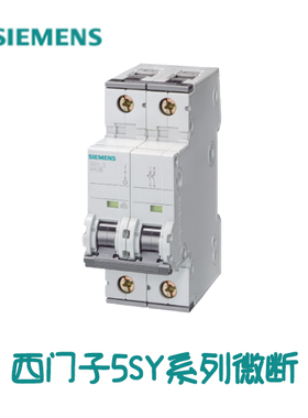 西门子ET-5SY国产 微型断路器 13A 2P C 6kA；5SY6 2P C13